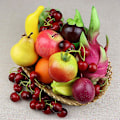 Miniatyrbillede 3 af 3: 3 stk. Realistisk Kunstig Frugt Falsk Frugt Til Dekoration（Gul Citron）