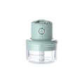 Miniatyrbillede 5 af 5: 1 sæt 100 ml hvidløg chopper knuser rustfrit stål elektrisk ingefær mincer（blå）