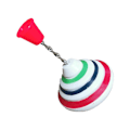 Miniatyrbild 2 av 4: Blinkande Musikgyro Push Down Snurra Topp Led Lysande Leksaker Födelsedagspresenter För Barn