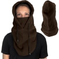 Miniatyrbild 1 av 5: Herrar Vintermössa Kallt Väder Brun Mask Balaclava Utomhus Sport Bala