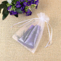 Miniatyrbillede 2 af 2: 50 stk. 10x15 cm Premium Sheer Organza-poser Bryllupsgaveposer med snøre Smykkegaveposer（Hvid）