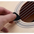 Miniatyrbild 2 av 2: 20 st 0,71 mm gitarrplektrum abstrakt konst färgglada gitarrplektrum för bas akustiska gitarrer slumpmässig färg