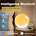 Miniatyrbillede 2 af 7: Nattlys stemningslys vækkeur - søvnhjælp, Bluetooth, radio,