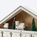 Miniatyrbillede 5 af 5: Hvid 24 Dages Nedtællingskalender LED Lysende Juleby Sh