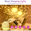 Miniatyrbilde 4 av 5: LED Gypsophila Projektorlampe Amazon Stjerneprojektorlampe DIY Musikkprojektor Julebursdagsgave for dagen (fawn)