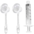 Miniatyrbilde 1 av 5: 2 stk Nippel Aspirator Korrigerende Fôring Suging For Flat Inverted Retraction