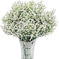 Miniatyrbild 1 av 5: 10 st 5-grenad 25 mesh A vit - blomsterarrangemang för hemmet plastblommor