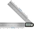 1 stk. Digital vinkelmåler 0-360° Digital inklinometer rustfrit stål