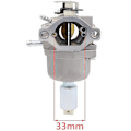 Miniatyrbillede 3 af 4: 799727 Karburator til Briggs & Stratton 14hk 15hk 16hk 17hk 18hk Karburator