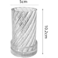 Miniatyrbillede 2 af 5: Spiralformet cylindrisk stearinform, 3D stearinform, cylindrisk gevind