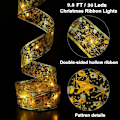 Miniatyrbillede 5 af 5: Julebåndslys, 3 meter 30 LED'er Julelys Batteridrevet