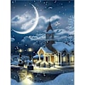 Miniatyrbild 4 av 5: 4 stycken Diamantmålning Jul, Vinterlandskap Jul D