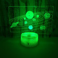 Miniatyrbild 1 av 5: 3D-lampa för barn med galaxillusion