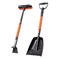 Pikkukuva 1 / 5: Auton lumisivellin, laajennettavissa 86 cm:stä 106 cm:iin, kaapimella ja i