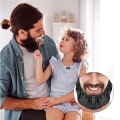 Miniatyrbillede 3 af 5: Skægdække Bandana til mænd, sort skægdække, skægdække, olie- og pletafvisende skægdække (6 stk)