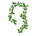 Miniatyrbillede 5 af 5: Kunstig vedbend guirlande - kunstig falsk tropisk monstera palmeblad