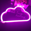 Miniatyrbillede 2 af 5: Neonlys, LED-skiltsky, lynlamper, kærlighedsplader, læber, L