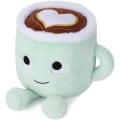 Miniatyrbilde 1 av 5: Latte plysjleke, koselig kaffekoppdukke, myk og fluffy leke for venn