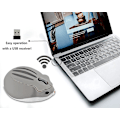 Miniatyrbillede 3 af 5: Sød hamsterformet mini lydløs ergonomisk design lille bærbar mus hamsterformet trådløs computer bærbar gaming
