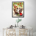 Miniatyrbilde 3 av 5: （20）2 stk. DIY diamantmaleri julekit, 5D julebroderi