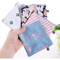 Miniatyrbillede 5 af 5: Menstruationspose Menstruationsbind Hylster Opbevaringspose Organizer Rejse Lynlås