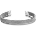 Miniatyrbild 1 av 5: Silver Manschettarmband i stål för män