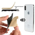Miniatyrbillede 5 af 5: Dobbeltlags Lycra Mobiltelefon Kort Holder - Leopard Print, Multif