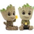 Pikkukuva 1 / 5: 2 kpl Groot-kukka-ruukkua - Guardians of the Galaxy - Kynäteline,