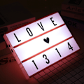 Miniatyrbillede 2 af 3: Pink Light Box med, Message Light Box Ideal Dekoration Hjem Bedr