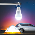 Pikkukuva 3 / 5: 2 kpl aurinkokennoilla toimivia LED-lamppuja varastoon, taskulamppuun, Fla