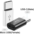 Miniatyrbild 2 av 5: 4 stycken USB C-adapter, USB C till Micro USB-adapter Typ C hane till