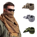 Miniatyrbilde 5 av 5: Khaki farge, arabisk firkantet skjerf, militær vifte taktisk skjerf, CS