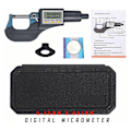 Miniatyrbilde 4 av 5: Elektronisk mikrometer Mikrometer Veggtykkelsesmikrometer Digital Mikrometer 0-25mm 0.001MM