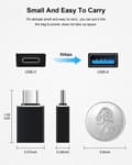 Pikkukuva 2 / 5: 4 kappaletta USB C - USB -sovitinta, Type C - USB 3.0 -sovitin USBC -puoli-