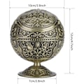 Miniatyrbild 4 av 5: Utomhus askkopp - Askkopp med lock för utomhus inomhus hem, metall