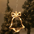 Miniatyrbillede 1 af 4: Julegardinlys Pakke med 2 Snowflake og Snowman LED Vindue Lys