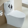 Pikkukuva 4 / 5: WC-seinätarra Vedenpitävä Irrotettava WC-istuin Kylpyhuoneen Ovi