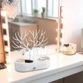 Miniatyrbillede 5 af 5: Smykke Display Stativ, Plastik Smykke Display Stativ med Skuffe