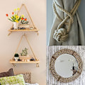 Pikkukuva 5 / 5: Jute Twine Rope 1mm, 200m Paksu Köysi Jute String Vahva Hamppu Köysi Johto Puutarha Köysi Diy Taiteen Käsitöihin