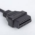 Miniatyrbillede 4 af 4: 12 Pin Obd1 til Obd2 16 Pin Adapter Kabel