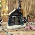Miniatyrbillede 5 af 5: Julelandsbyhuse Røgelsesbrænder, Resin Julehytte I