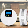 Miniatyrbilde 6 av 8: Kullmonoksidalarmdetektor EN 50291-sertifisering, CO-alarmdetektor med digital skjerm, utskiftbart AA-batteri strømforsyning
