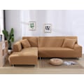 Miniatyrbillede 3 af 5: Sofaovertræk Elastisk Spandex Stretch Sofaovertræk til L-formet sofa