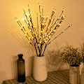 Miniatyrbild 2 av 5: 3 st LED-simuleringsgren blomsterarrangemang ljussling crea