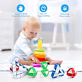 Miniatyrbild 4 av 5: 3PCS Storlek Fidget Snake Cube Twist Pussel Magisk Orm Sensor