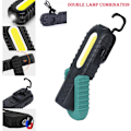 Miniatyrbilde 4 av 5: Oppladbar LED arbeidslampe, 15W COB front LED inspeksjonslys