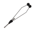 Miniatyrbillede 1 af 5: til Kreativ Bobbin Fluefiskeri Bindeværktøj Keramik + Metal Justerbar Bobbin Tråder Spoleværktøj 11cm/4.33in