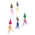 Miniatyrbilde 3 av 5: Kunstig Bucktail Jigs Blyhode Isfiske Lokkemiddel Jig Hode Agn Krok 5g()