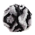 Miniatyrbillede 2 af 5: DIY Polyester Chunky til Strikning Roving Hækling 32 Meter/Nøgle Grå Sort Grey Black