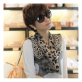 Miniatyrbild 2 av 3: Damer Kvinnor Mode Djur Leopard Tryck Wraps Sjal Chiffon Sjal Stor Stola（Leopard4）